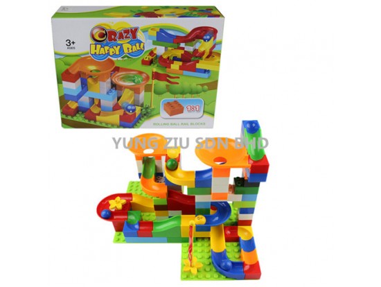 H15560002#2 IN 1  97PCS LEGO(CRAZY HAPPY BALL)